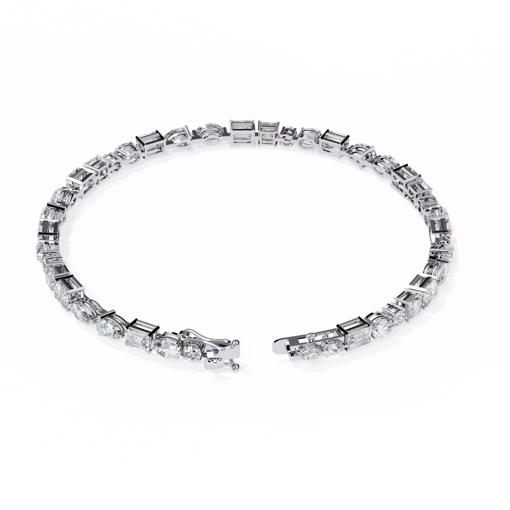 Lattice Tennis Bracelet