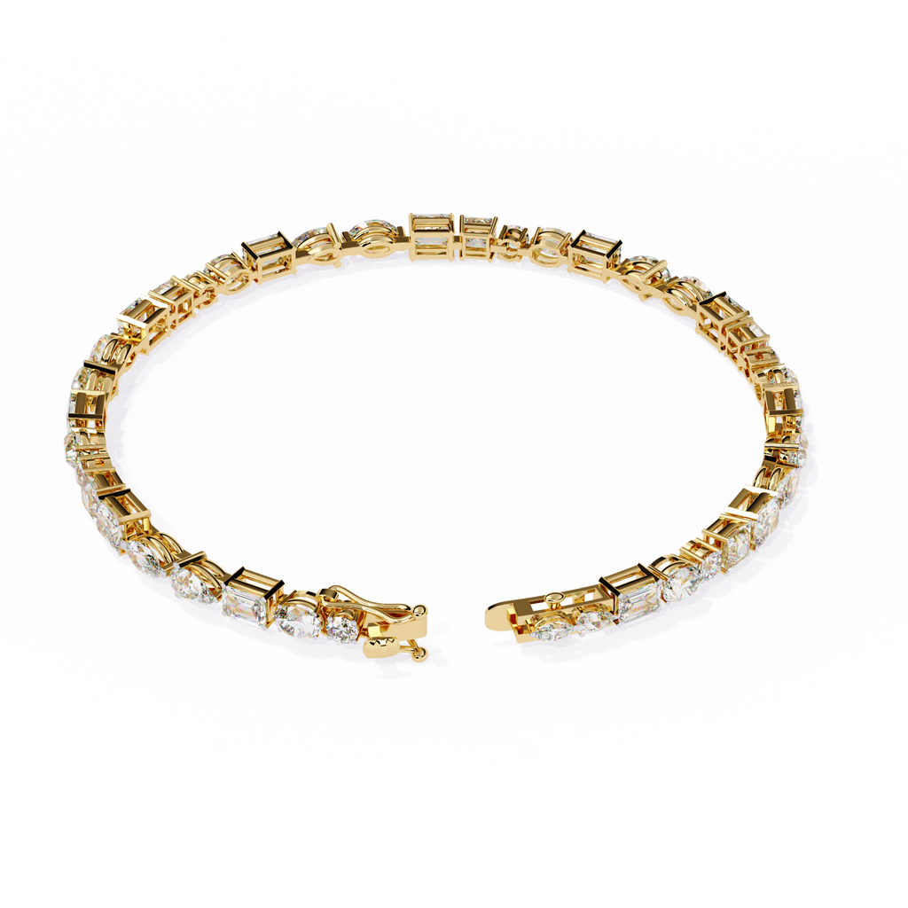 Lattice Tennis Bracelet