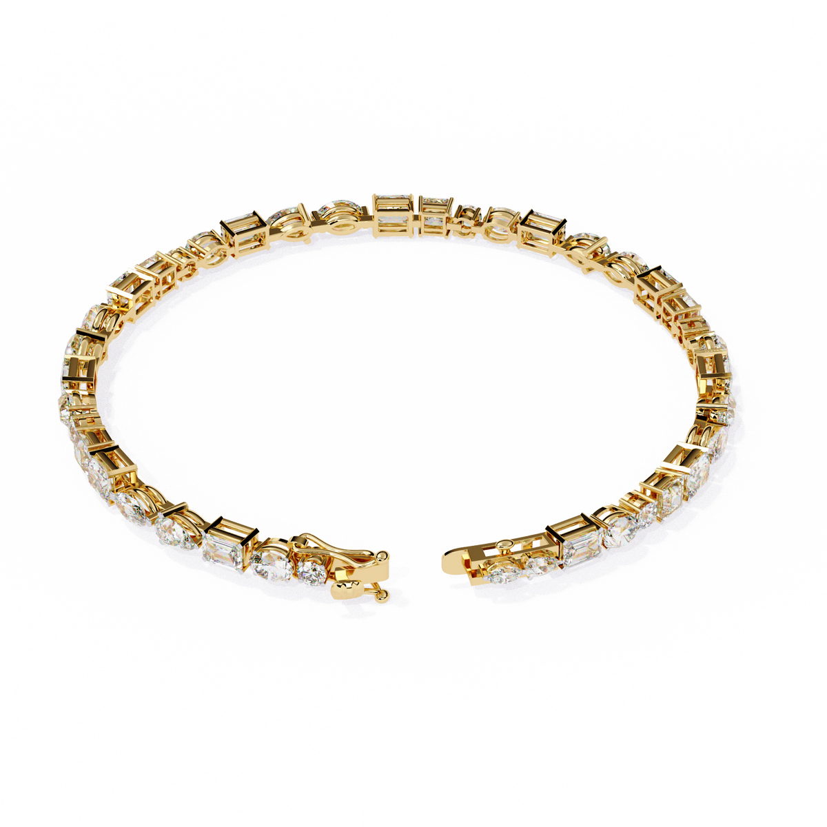 Lattice Tennis Bracelet