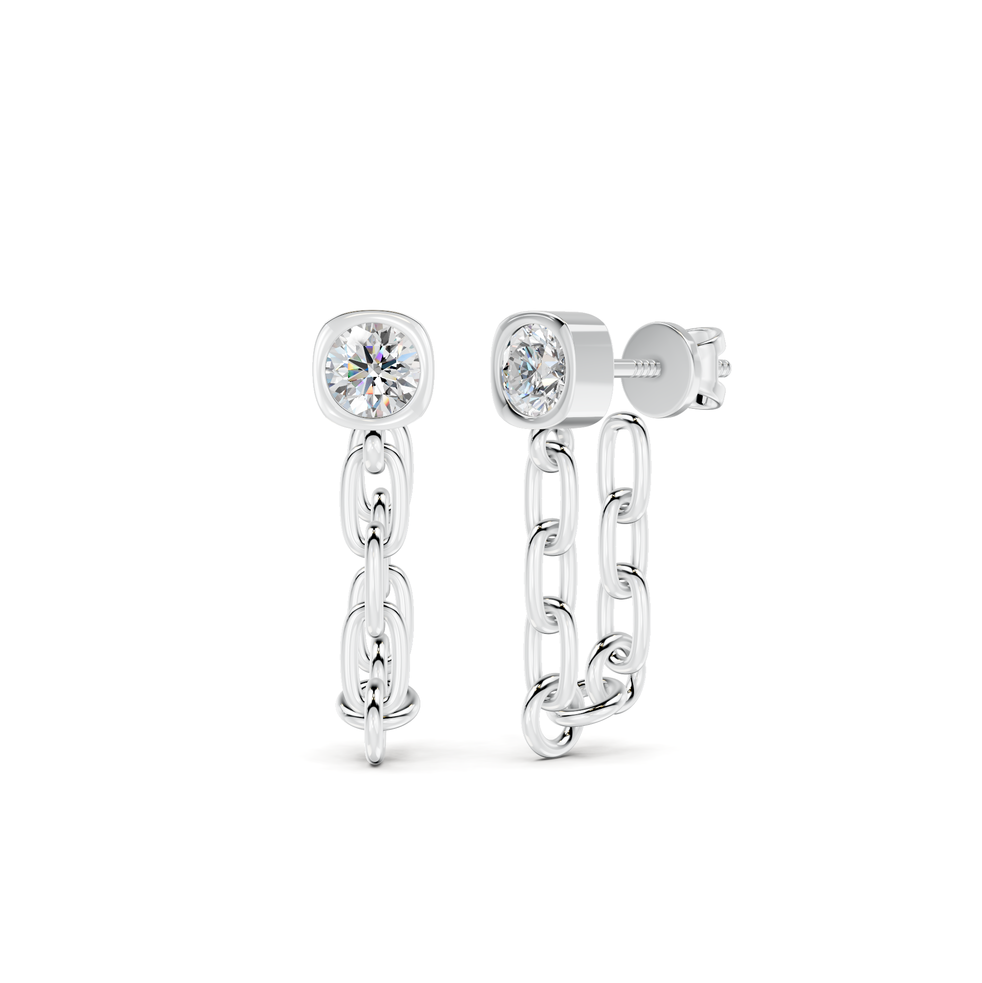 Diamond Cluster Earrings WSE261