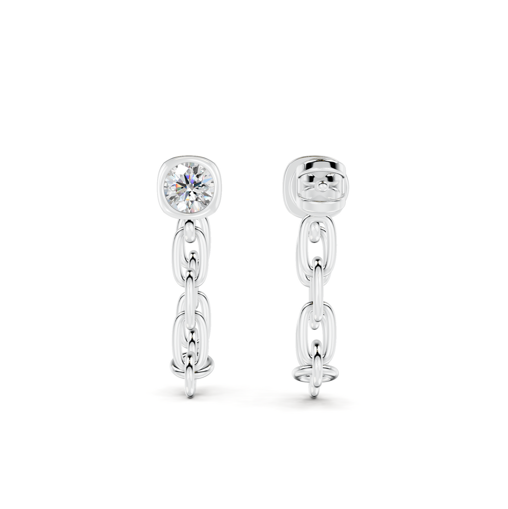 Diamond Cluster Earrings WSE261