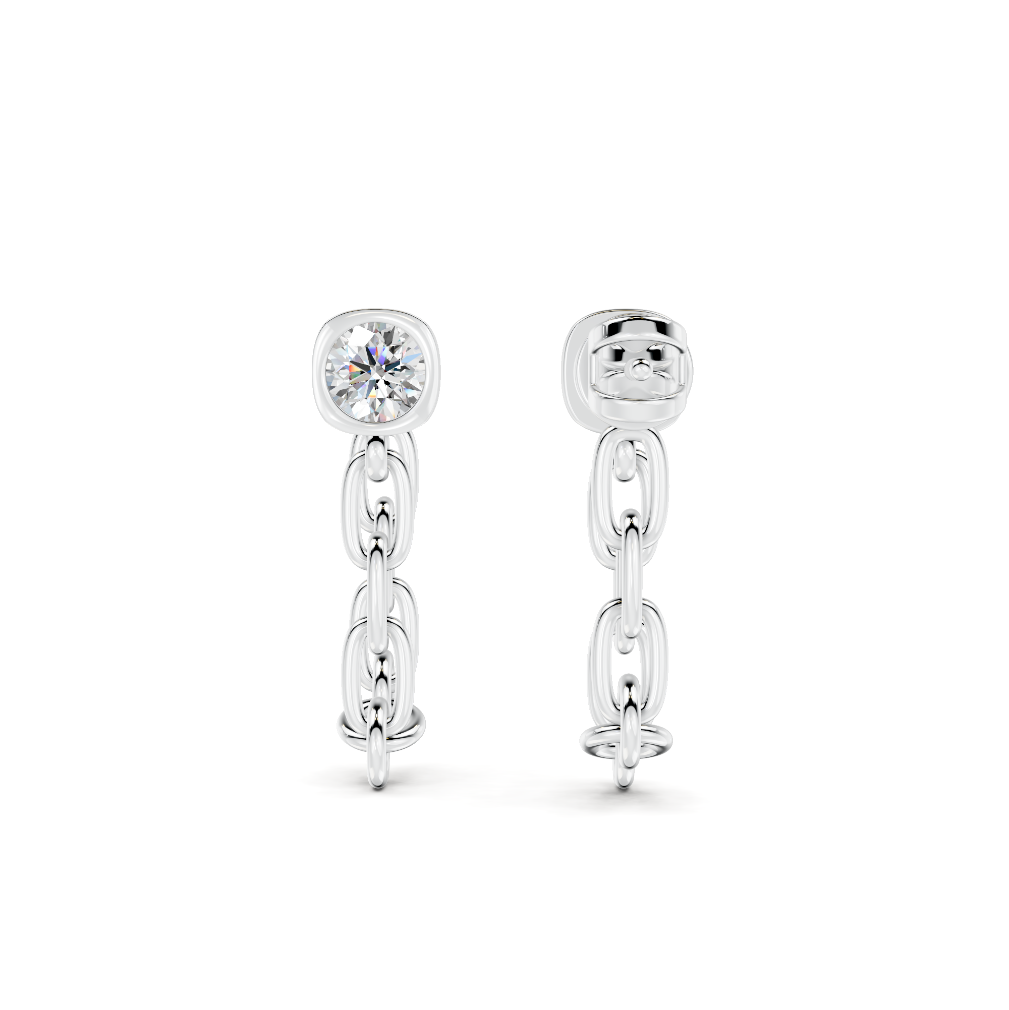 Diamond Cluster Earrings WSE261