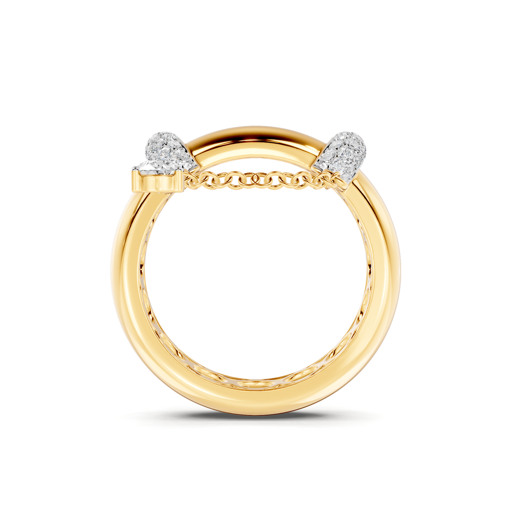 Crescent Diamond Ring | WSE99