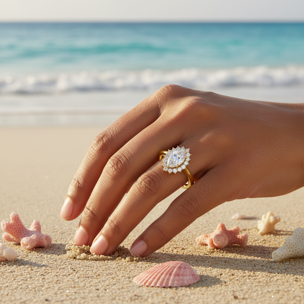 Mirror Cocktail Ring