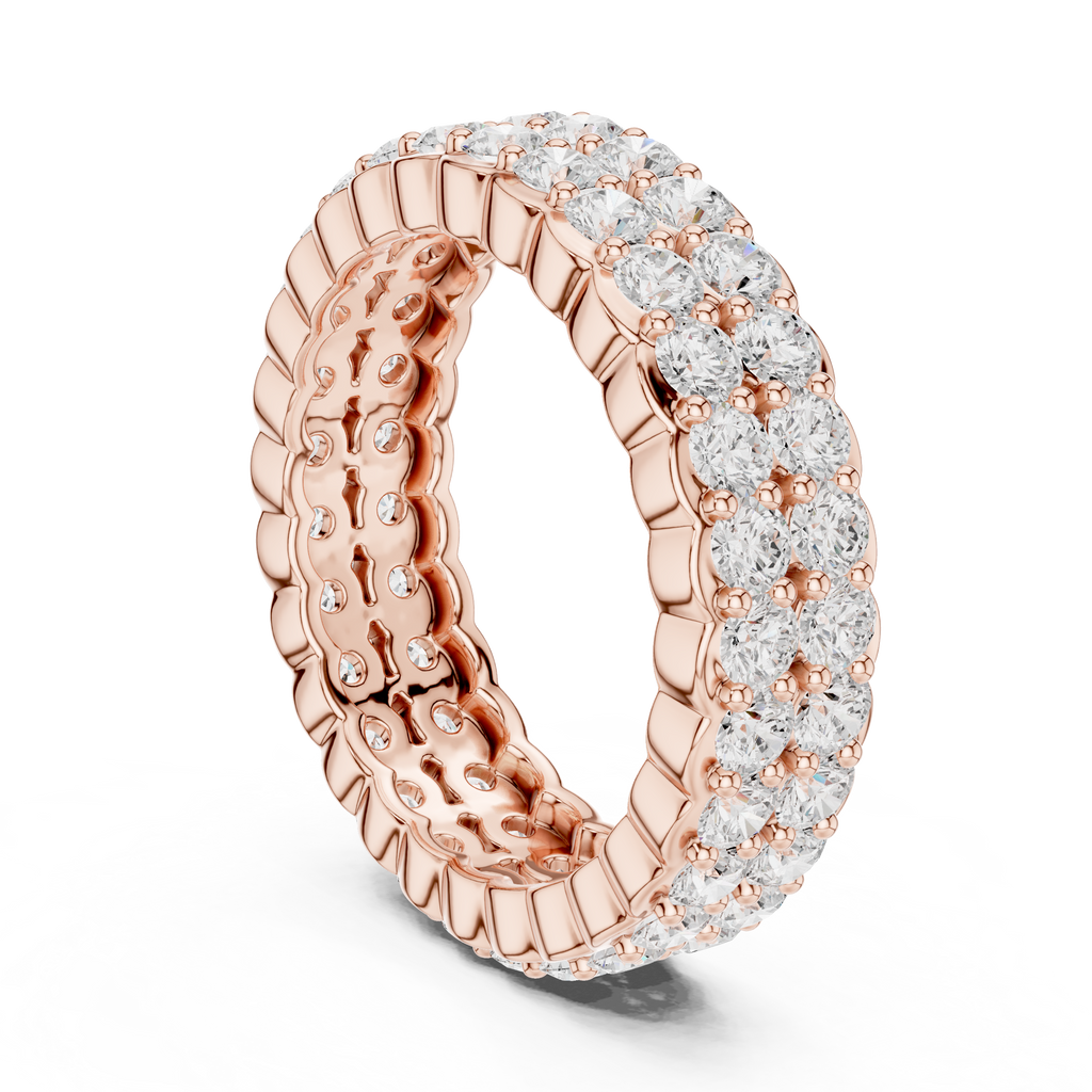 Crescent Eternity Band