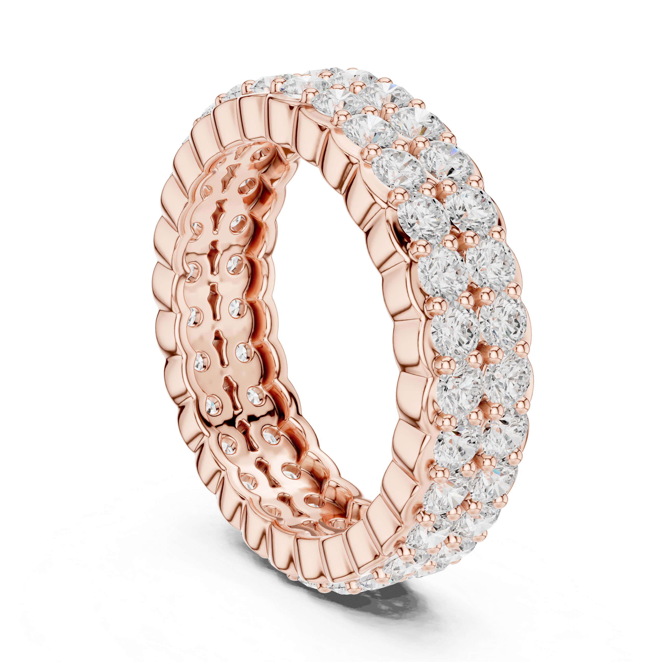 Crescent Eternity Band