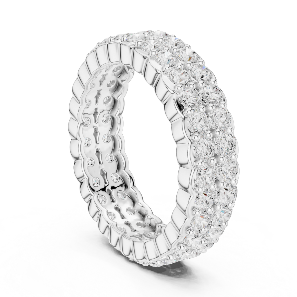 Crescent Eternity Band