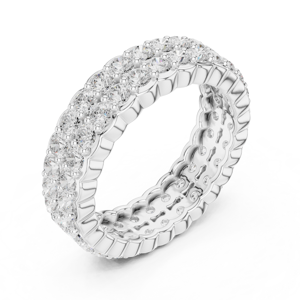 Crescent Eternity Band