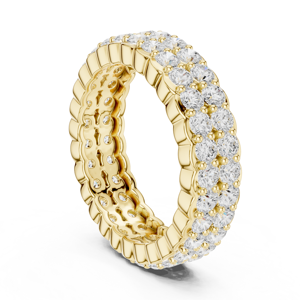 Crescent Eternity Band