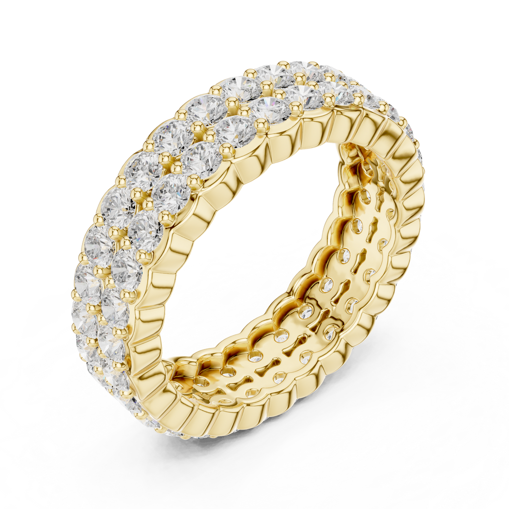Crescent Eternity Band