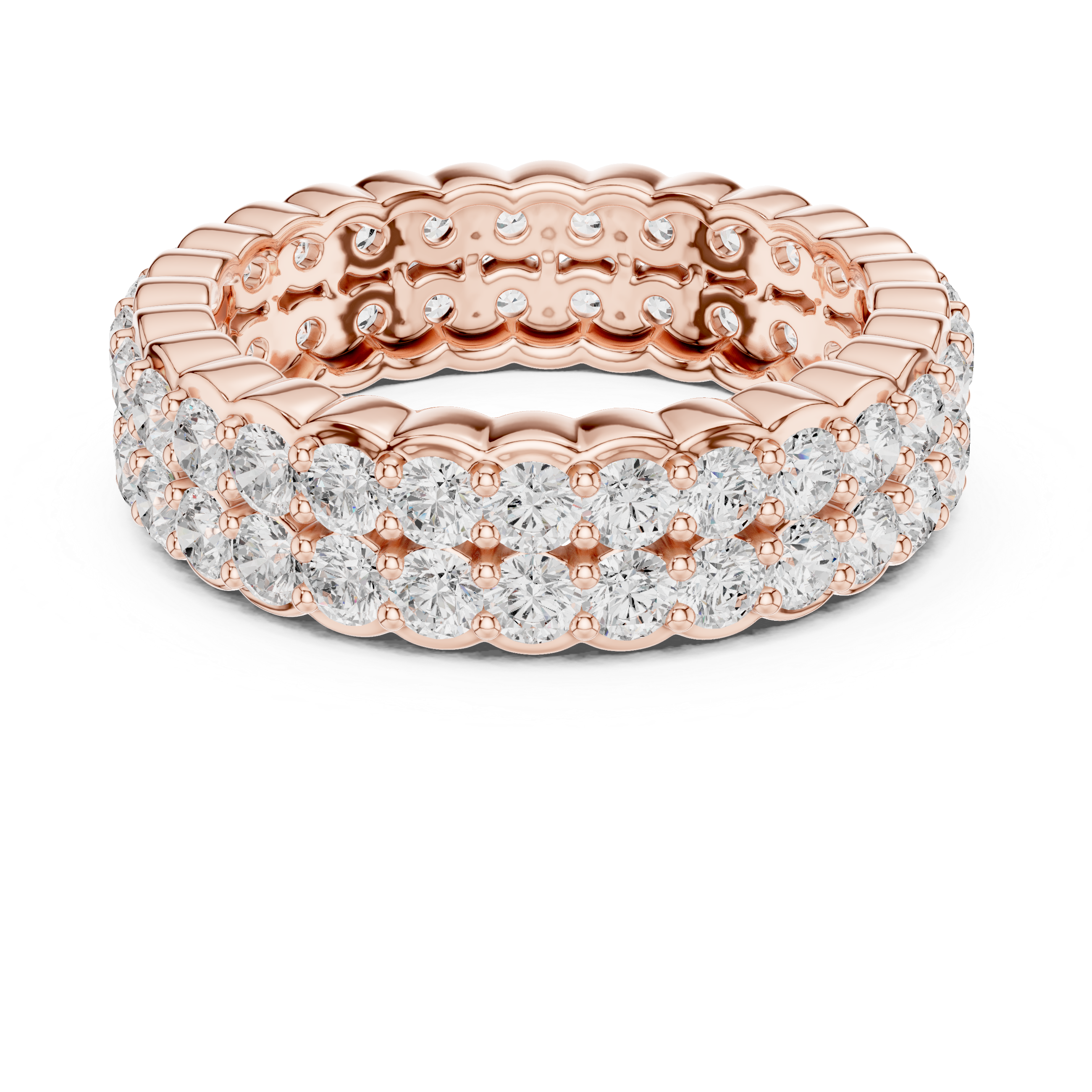 Crescent Eternity Band