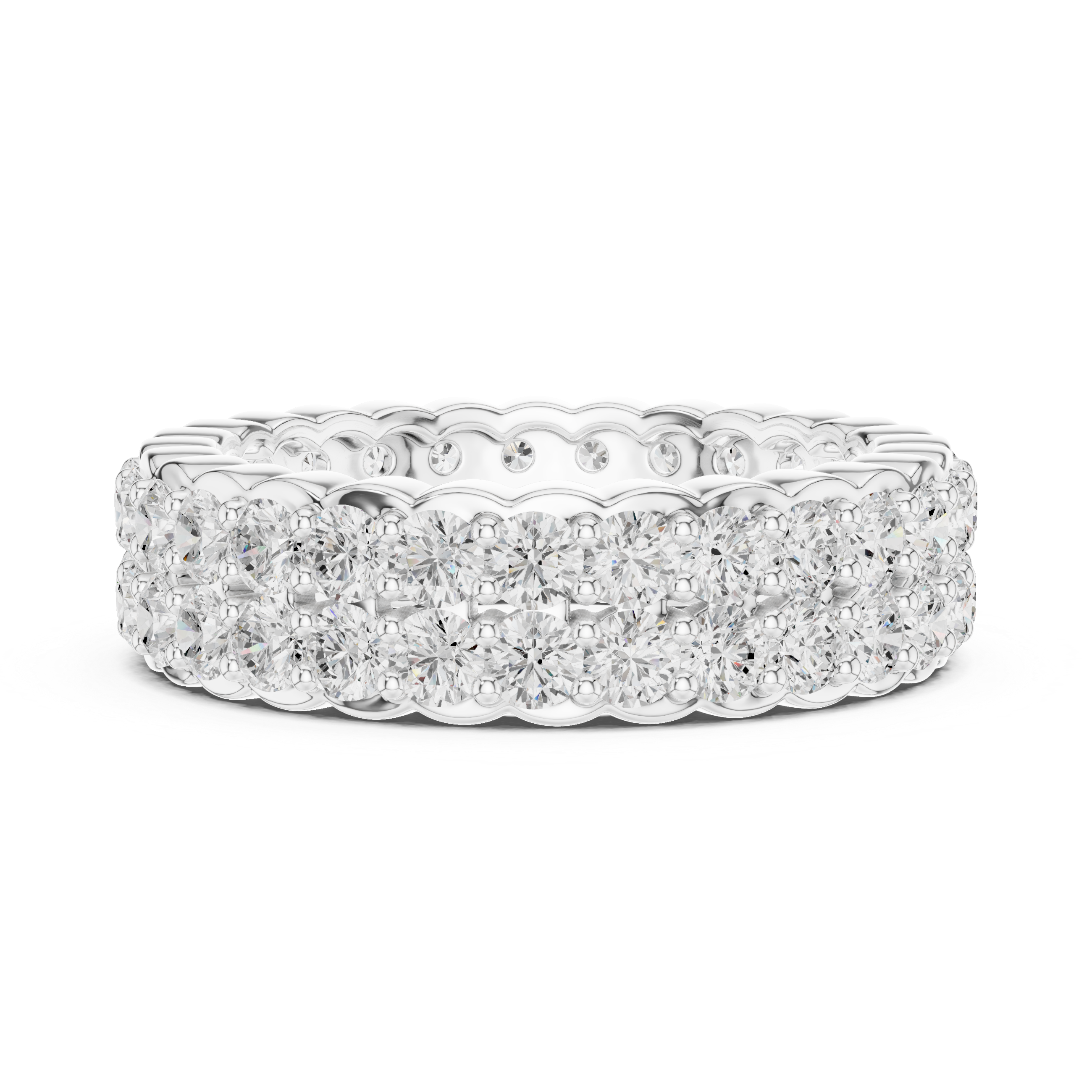 Crescent Eternity Band