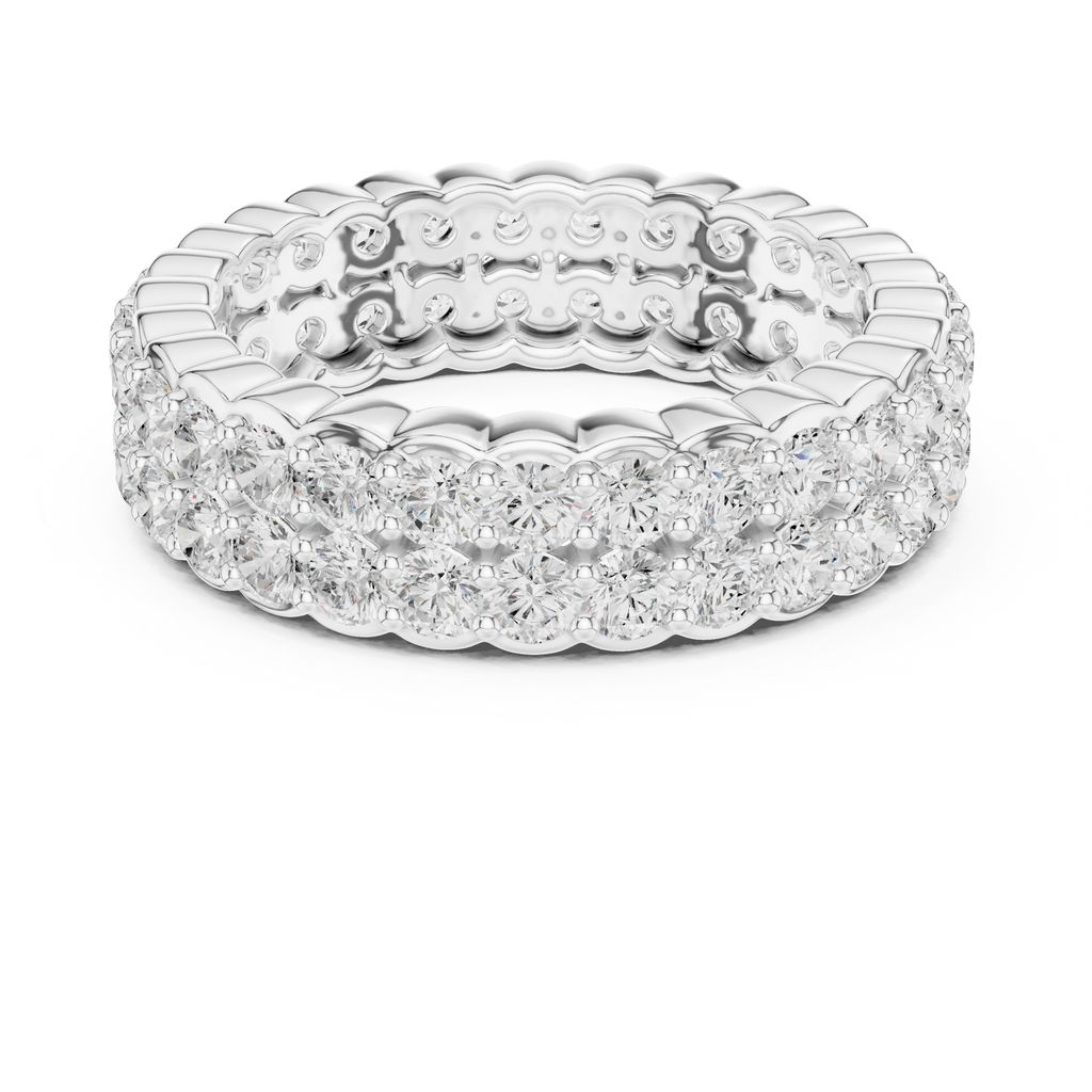 Crescent Eternity Band