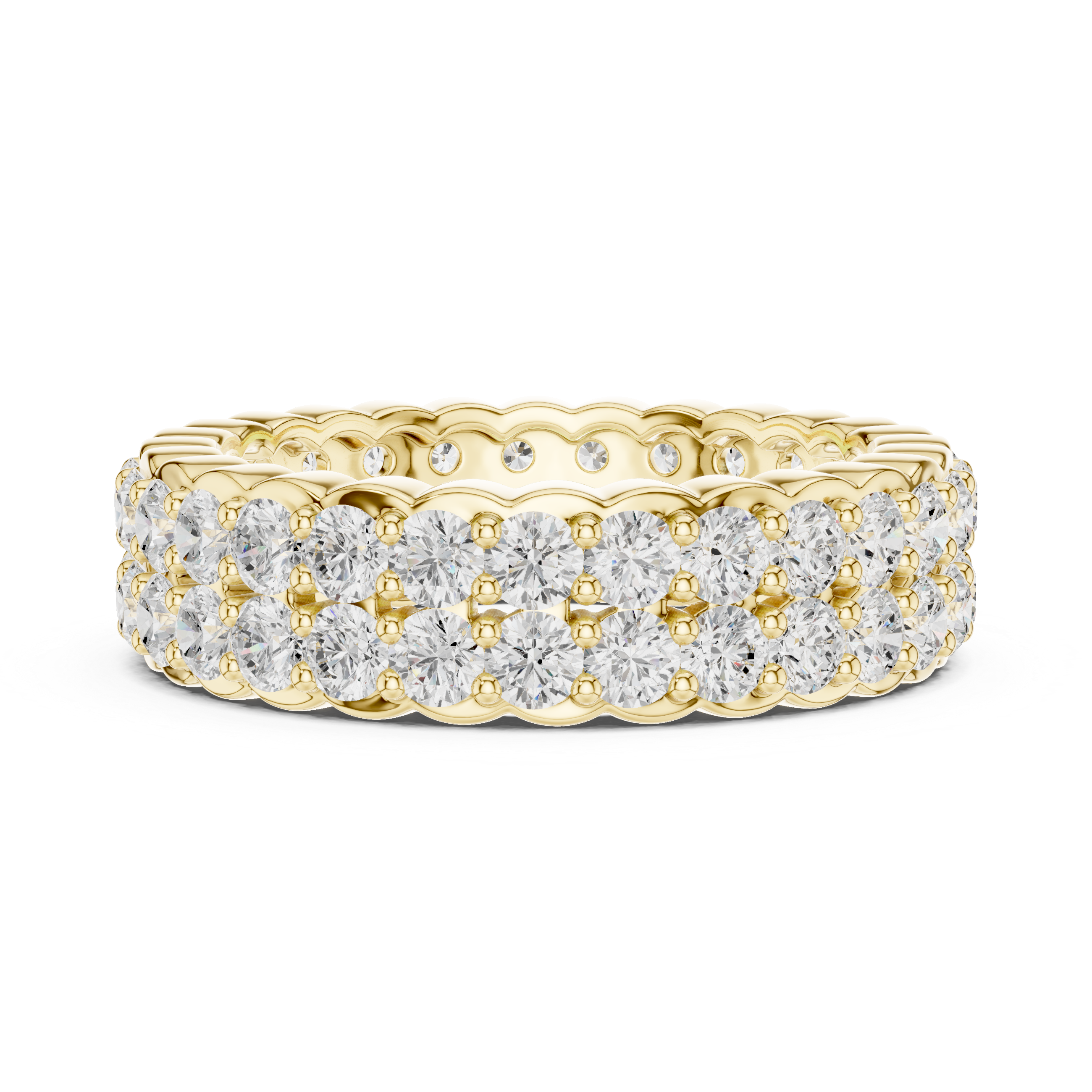 Crescent Eternity Band