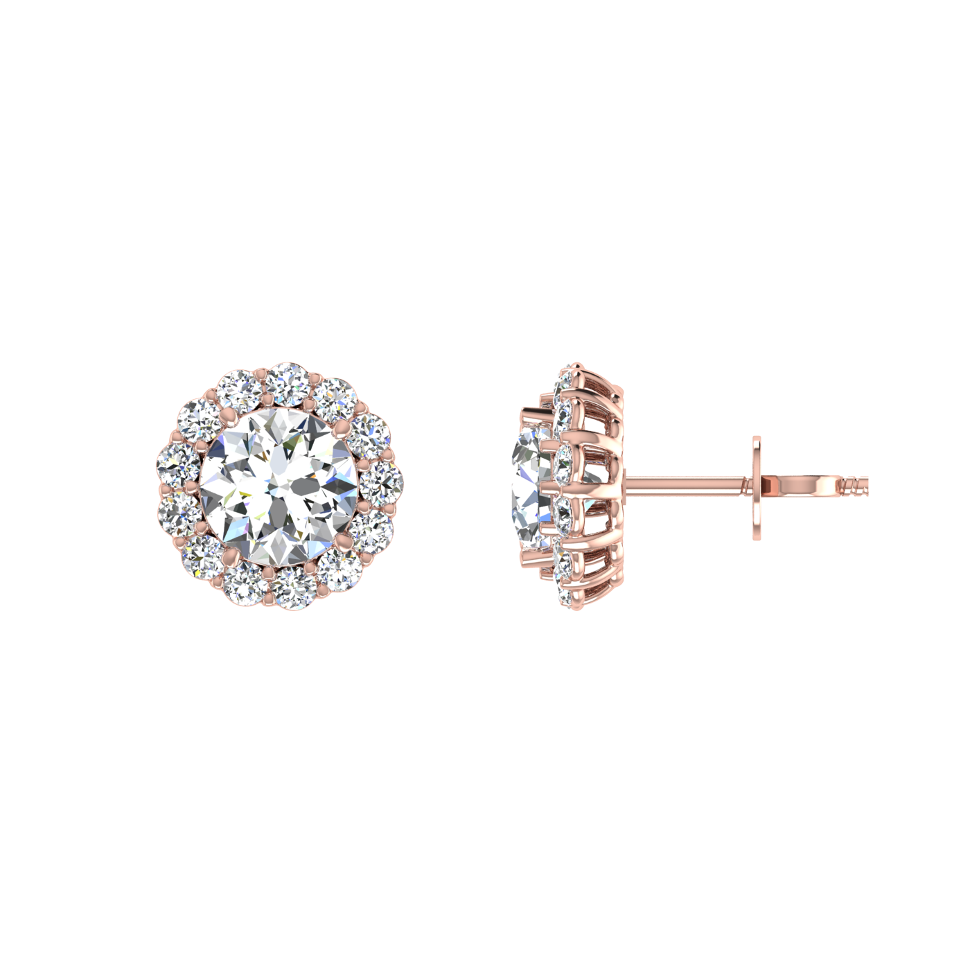 Timeless Solitaire Studs