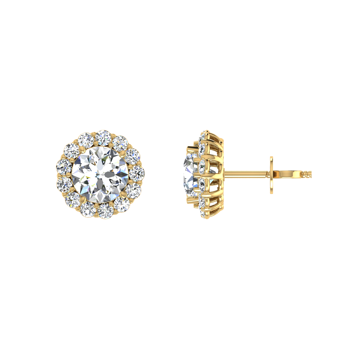 Timeless Solitaire Studs