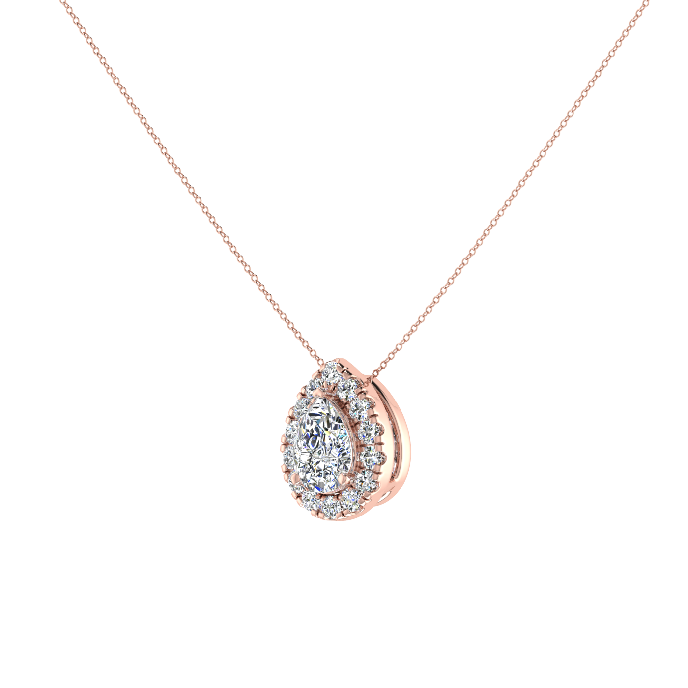 Baroque Diamond Pendant