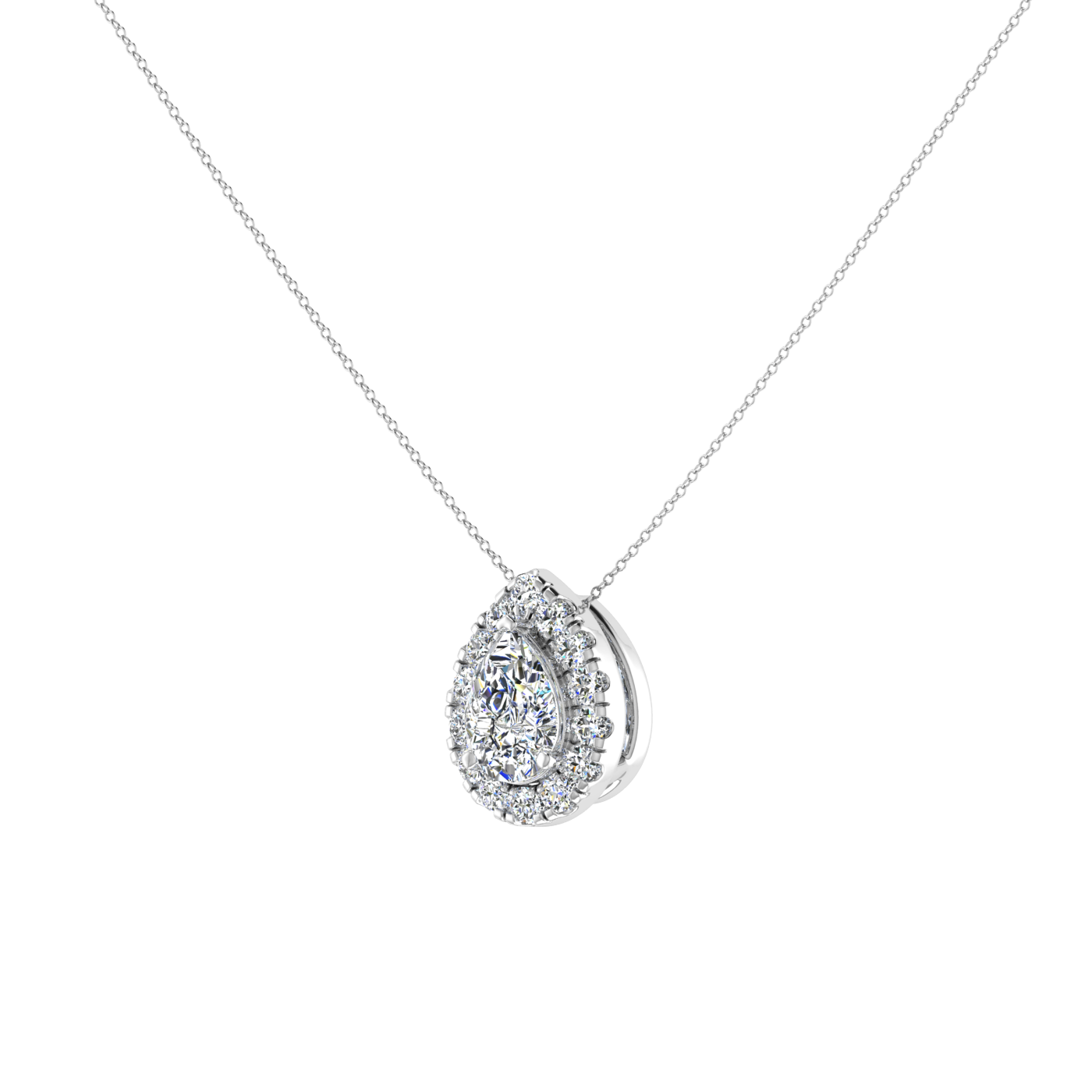 Baroque Diamond Pendant