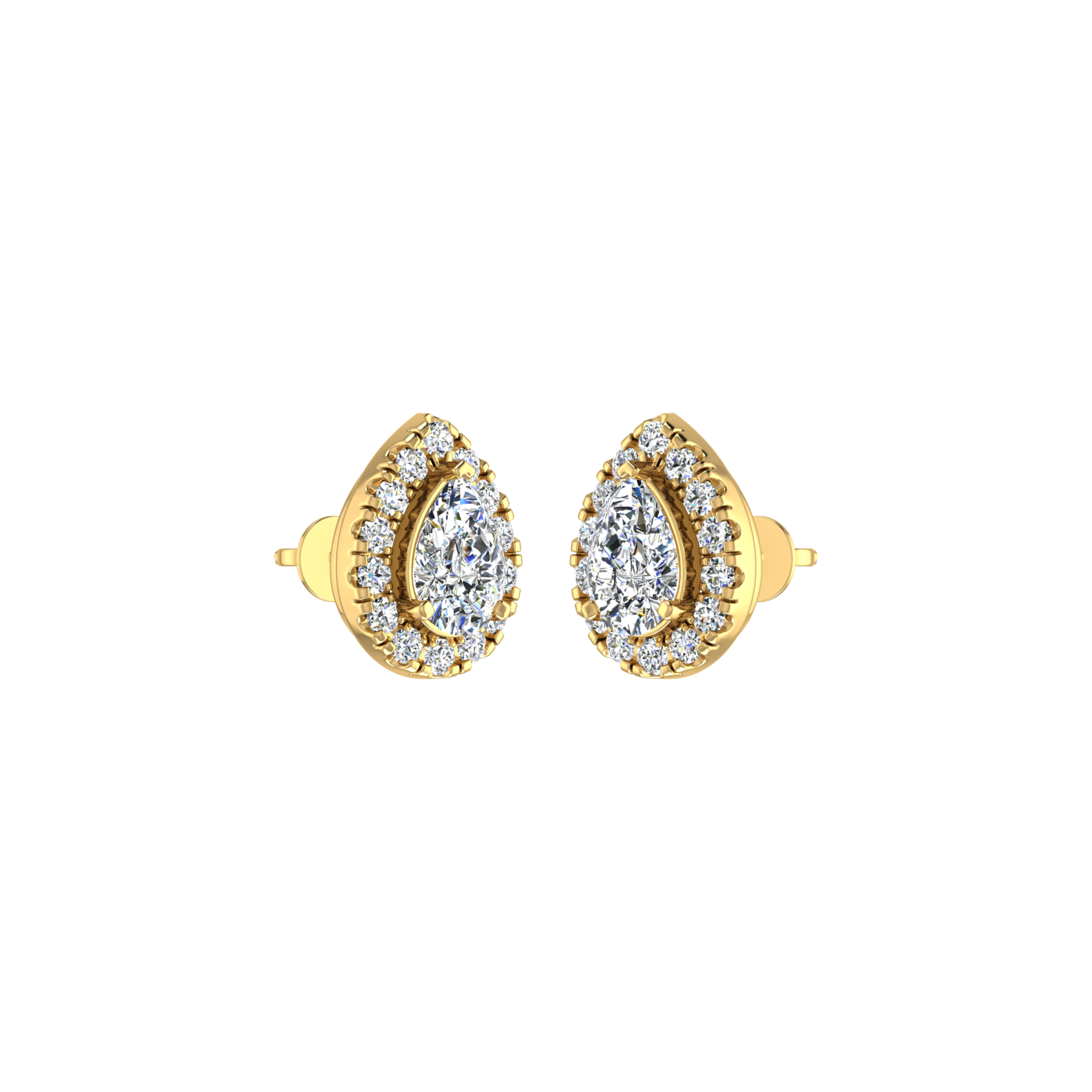 Vintage Solitaire Studs