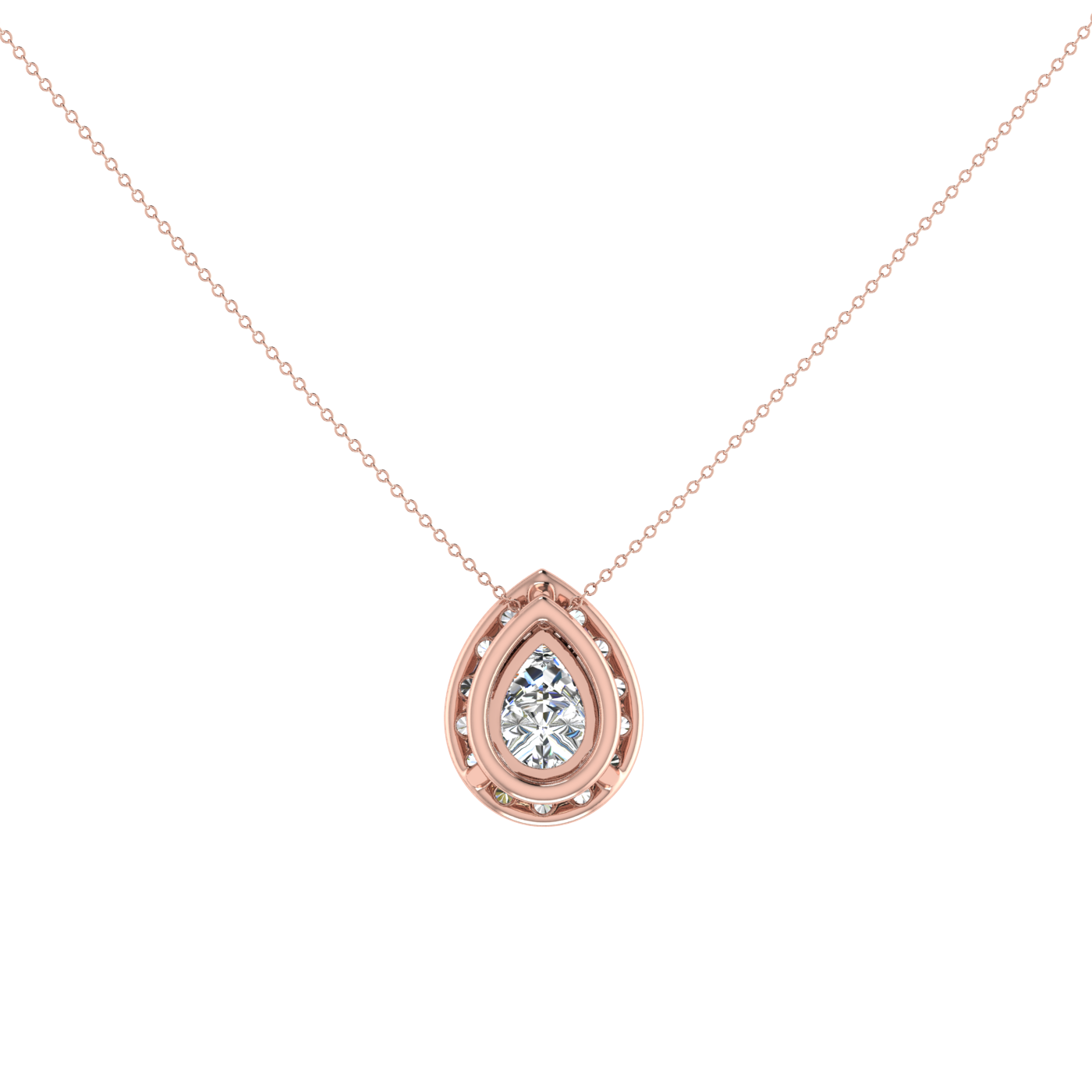 Baroque Diamond Pendant