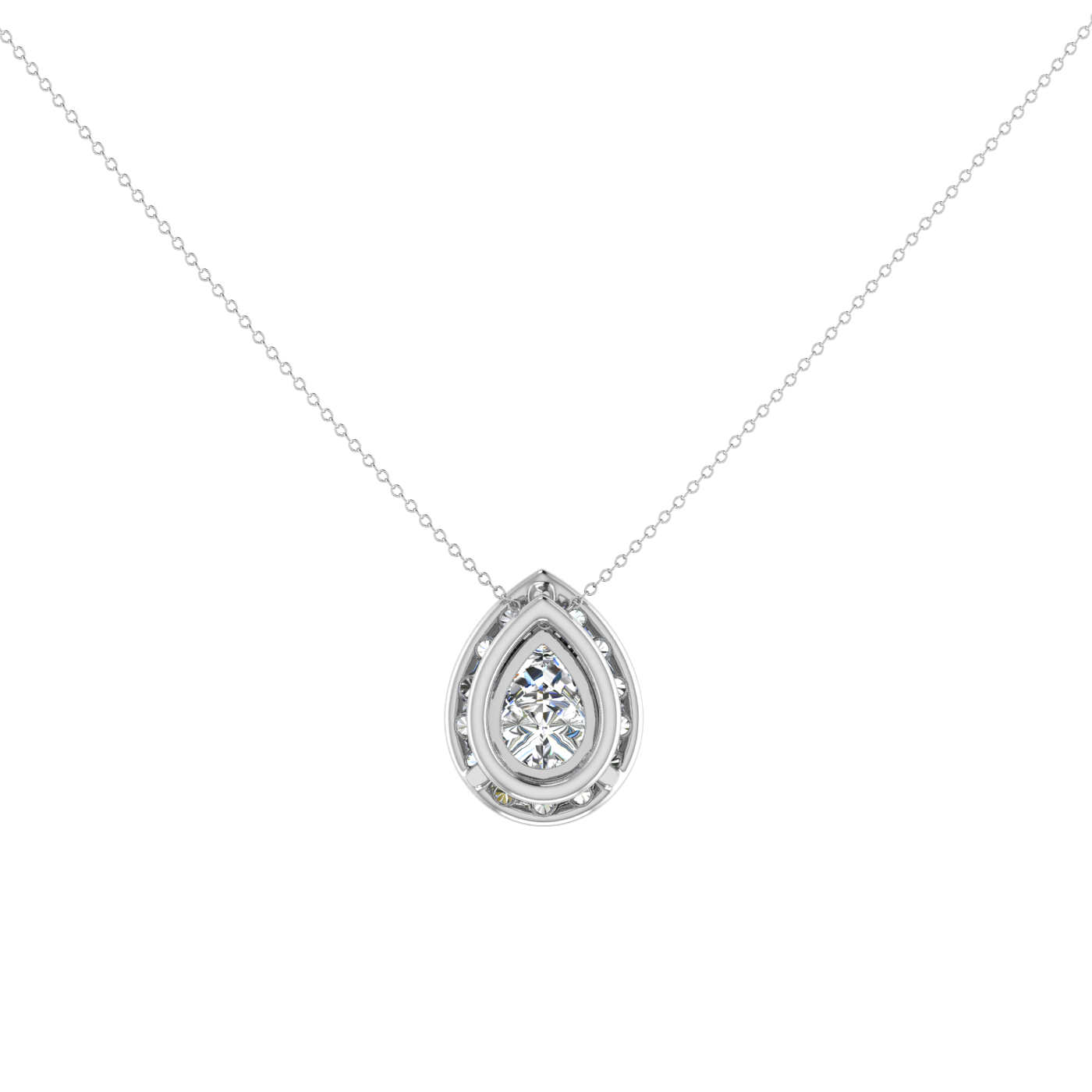 Baroque Diamond Pendant