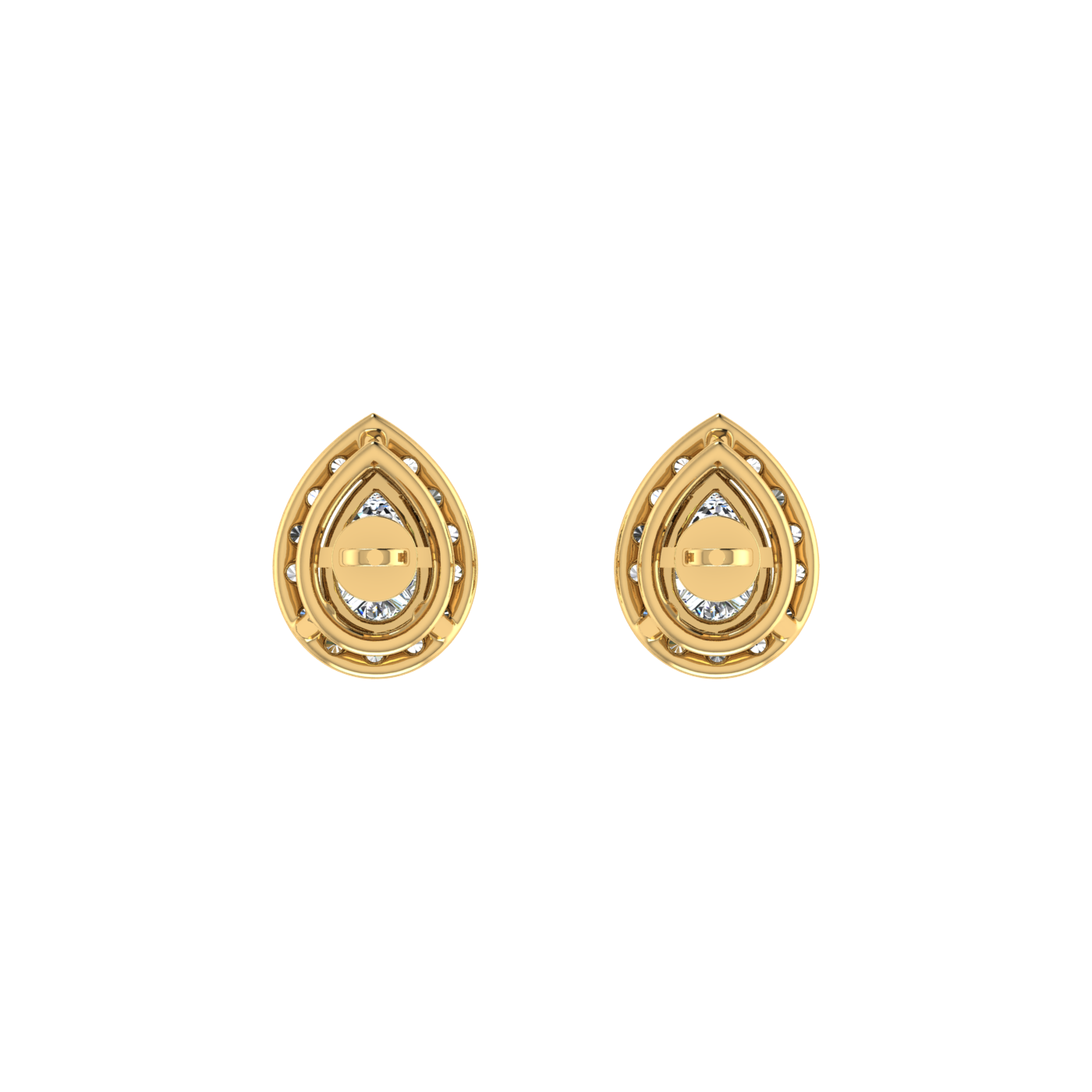 Vintage Solitaire Studs