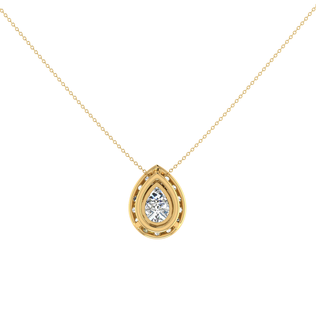 Baroque Diamond Pendant