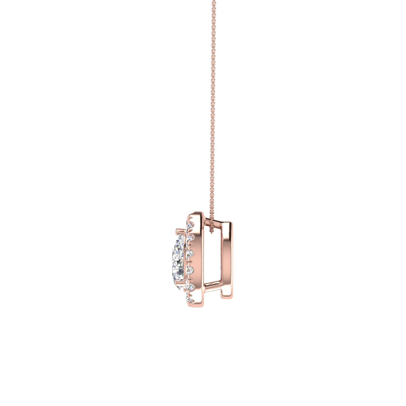Baroque Diamond Pendant