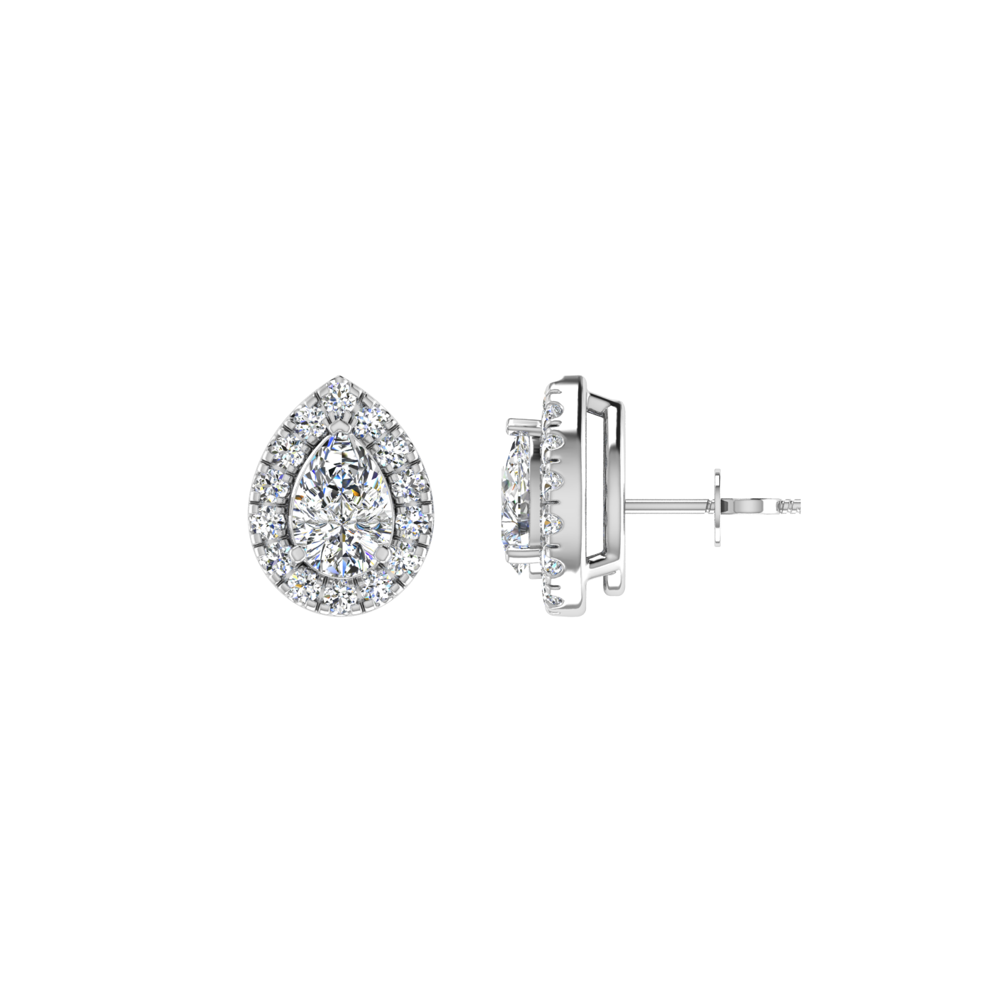 Vintage Solitaire Studs
