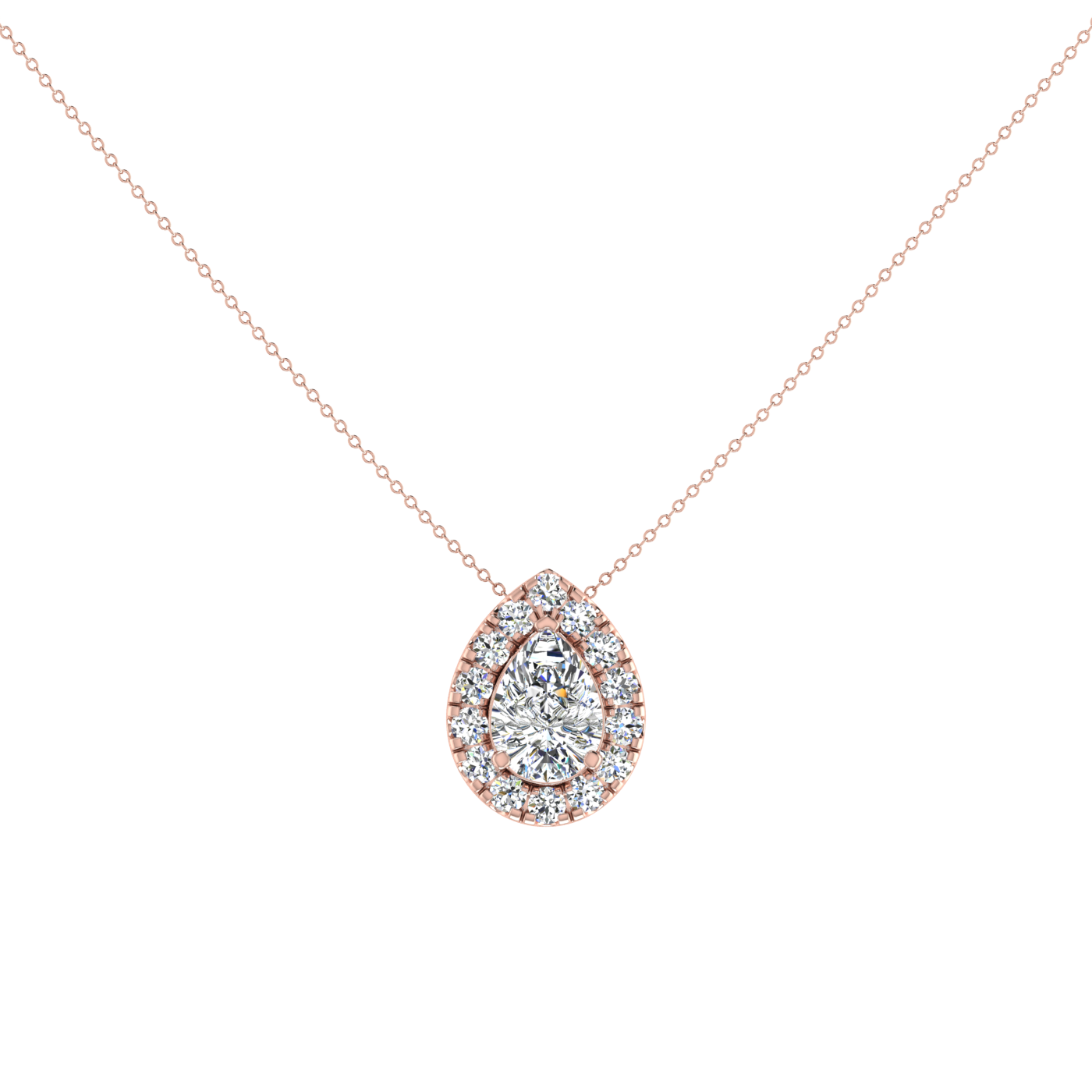 Baroque Diamond Pendant