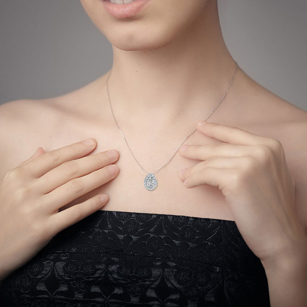 Baroque Diamond Pendant