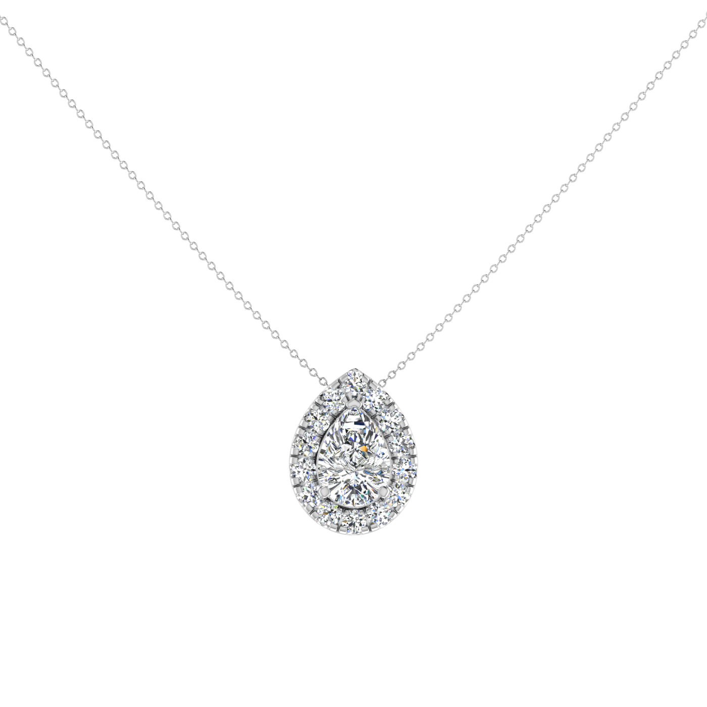 Baroque Diamond Pendant