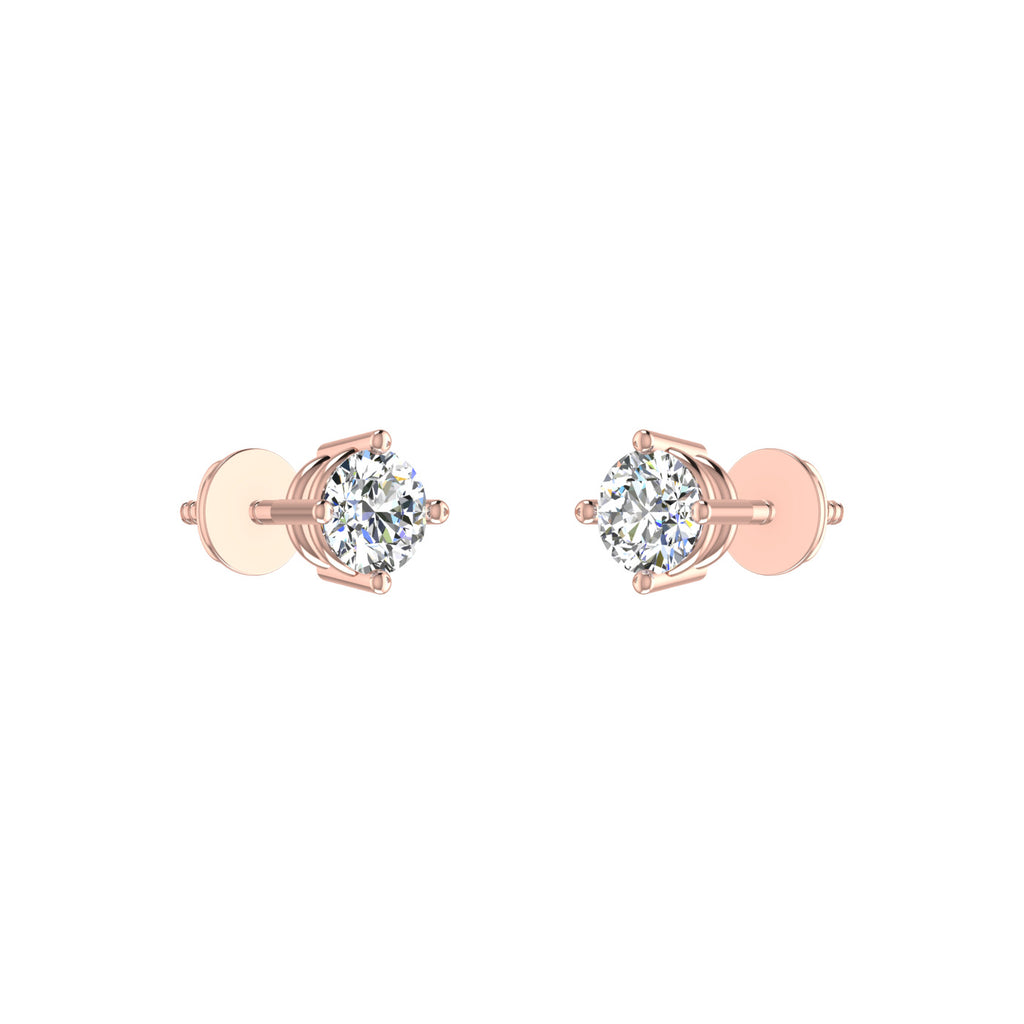 Facet Solitaire Studs