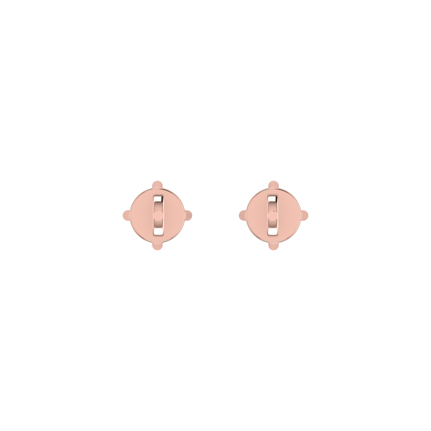 Facet Solitaire Studs