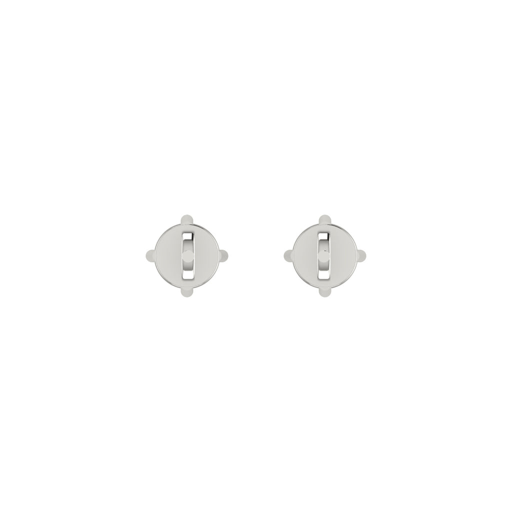Facet Solitaire Studs