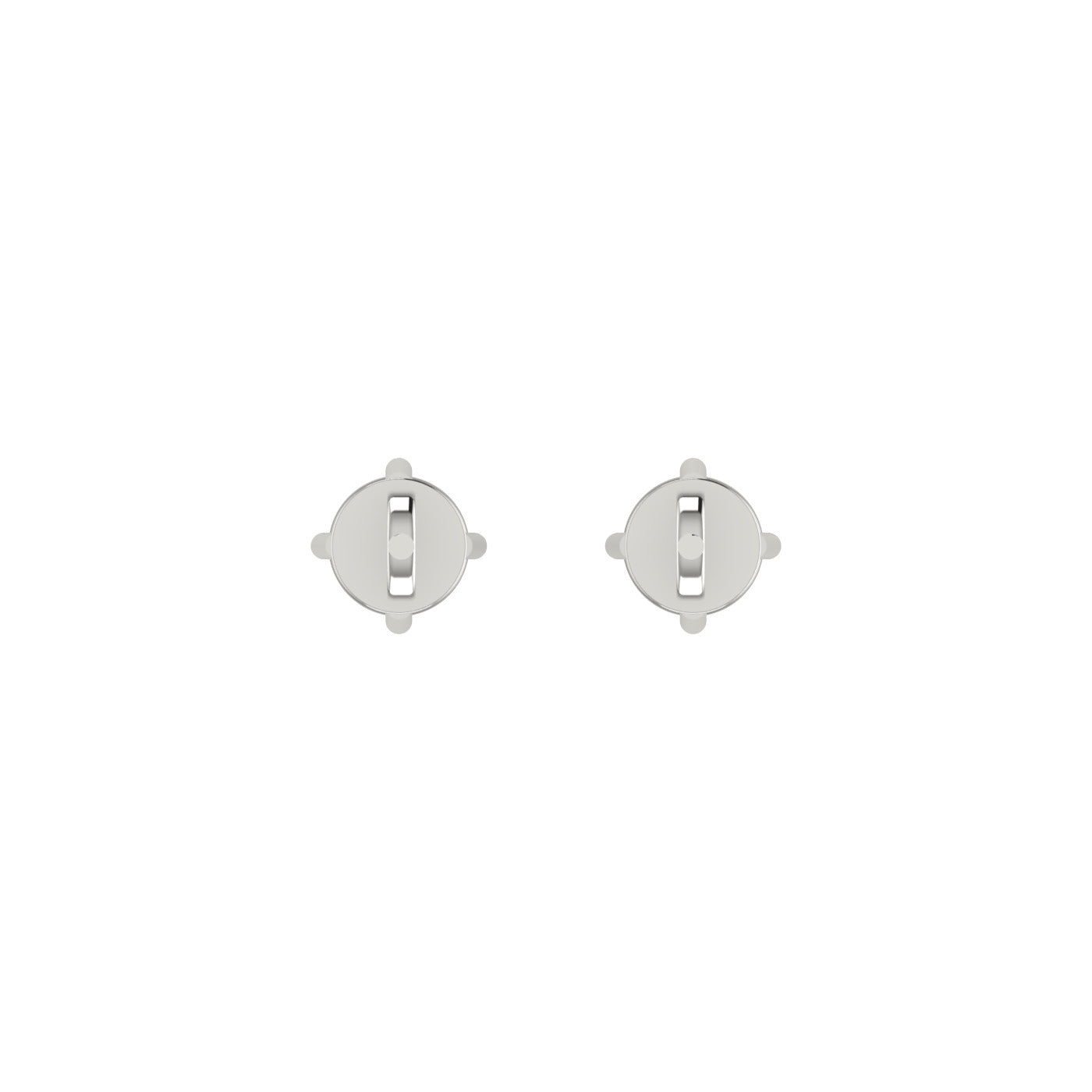 Facet Solitaire Studs