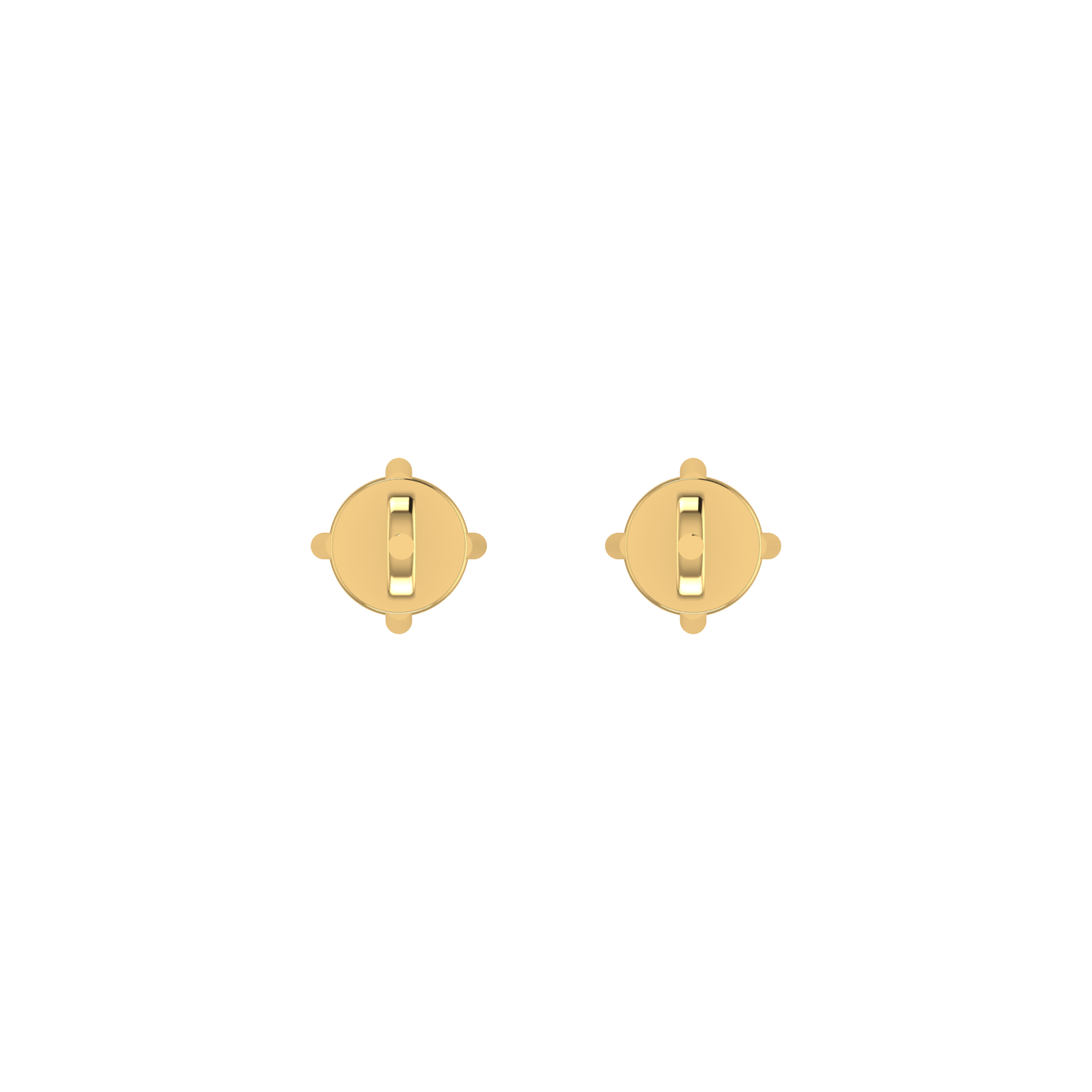 Facet Solitaire Studs