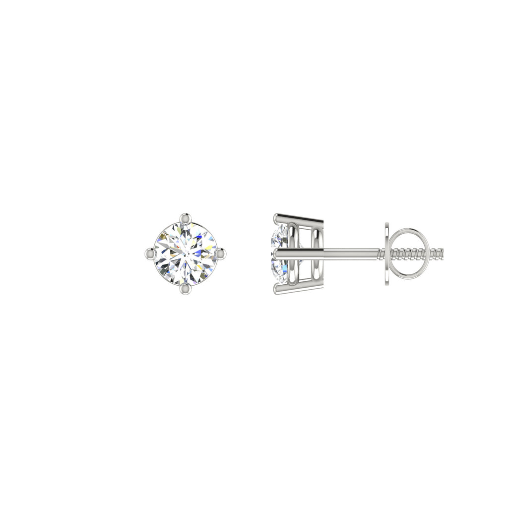 Facet Solitaire Studs