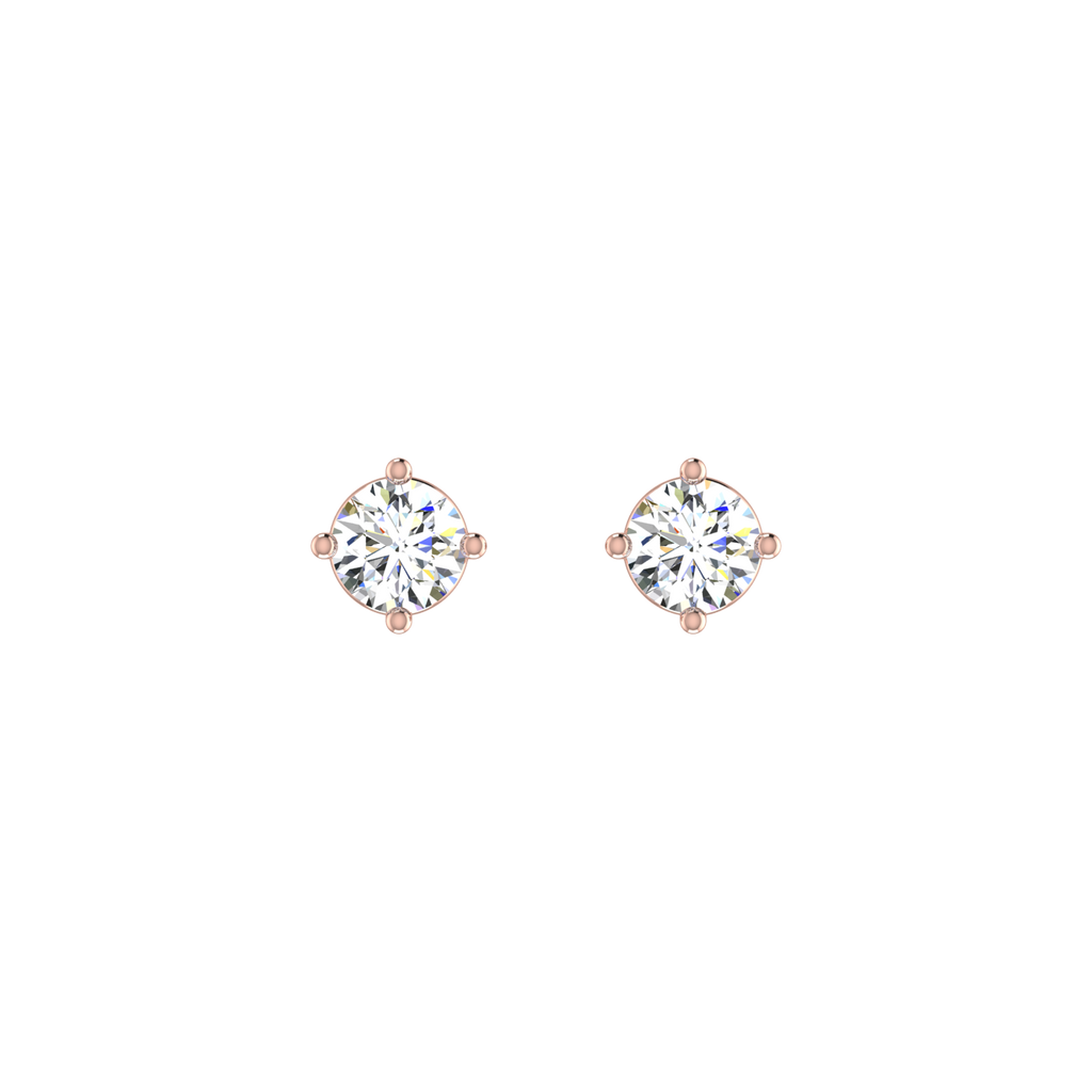 Facet Solitaire Studs