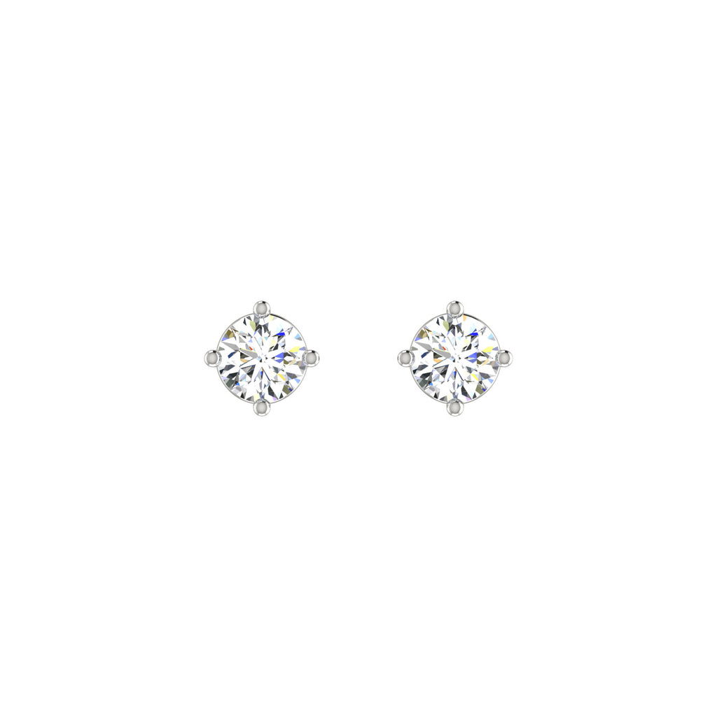 Facet Solitaire Studs