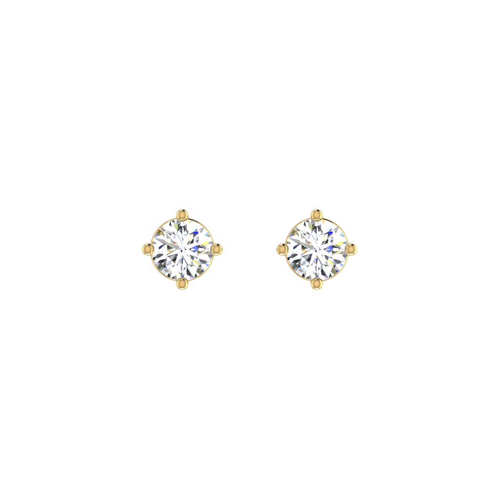Facet Solitaire Studs