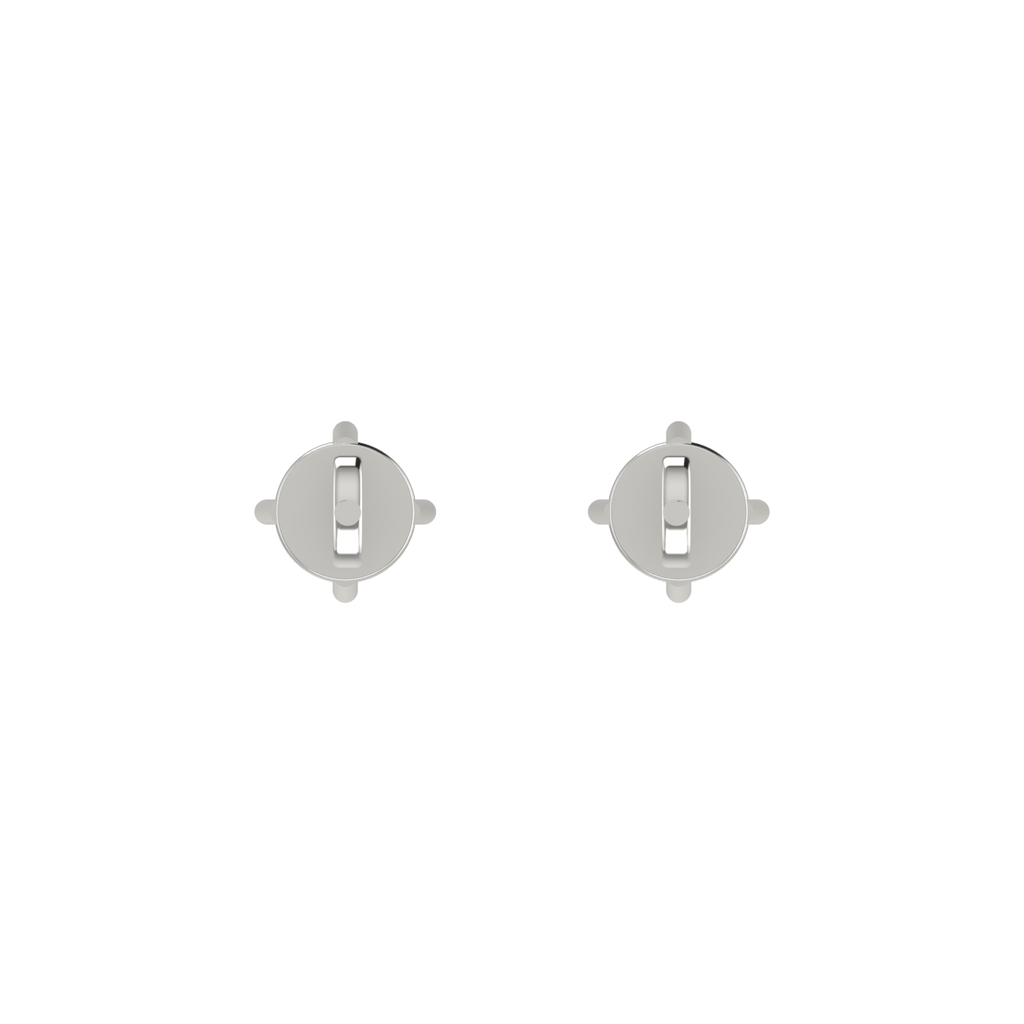 Gilded Solitaire Studs