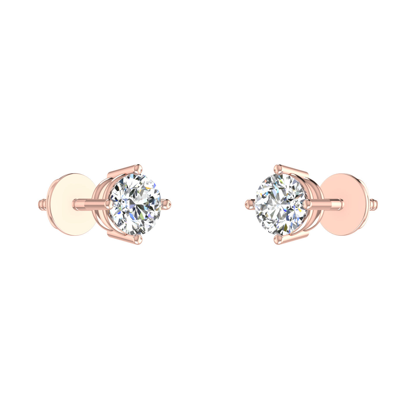 Petal Solitaire Studs