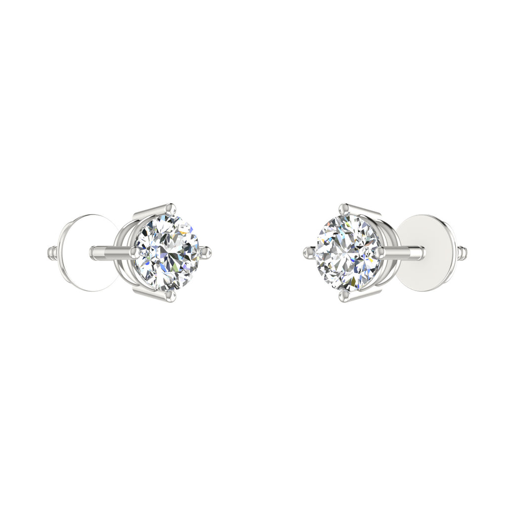 Petal Solitaire Studs