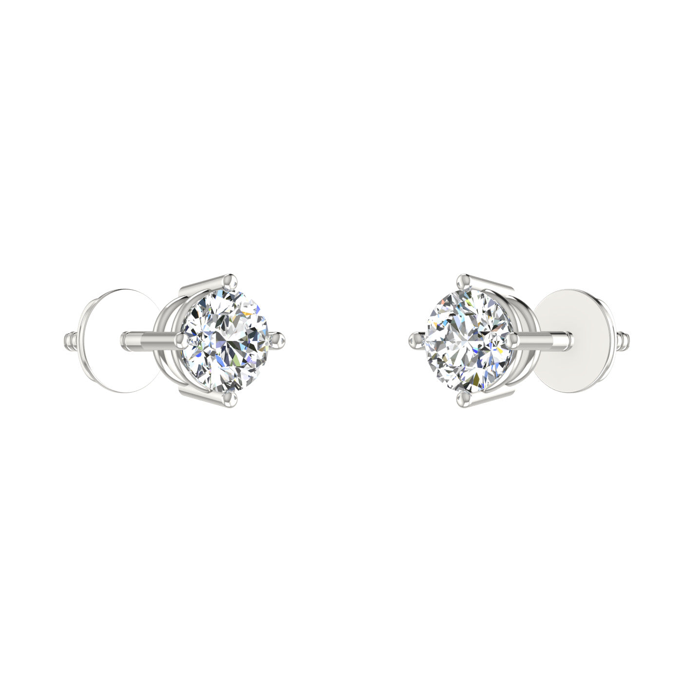 Petal Solitaire Studs