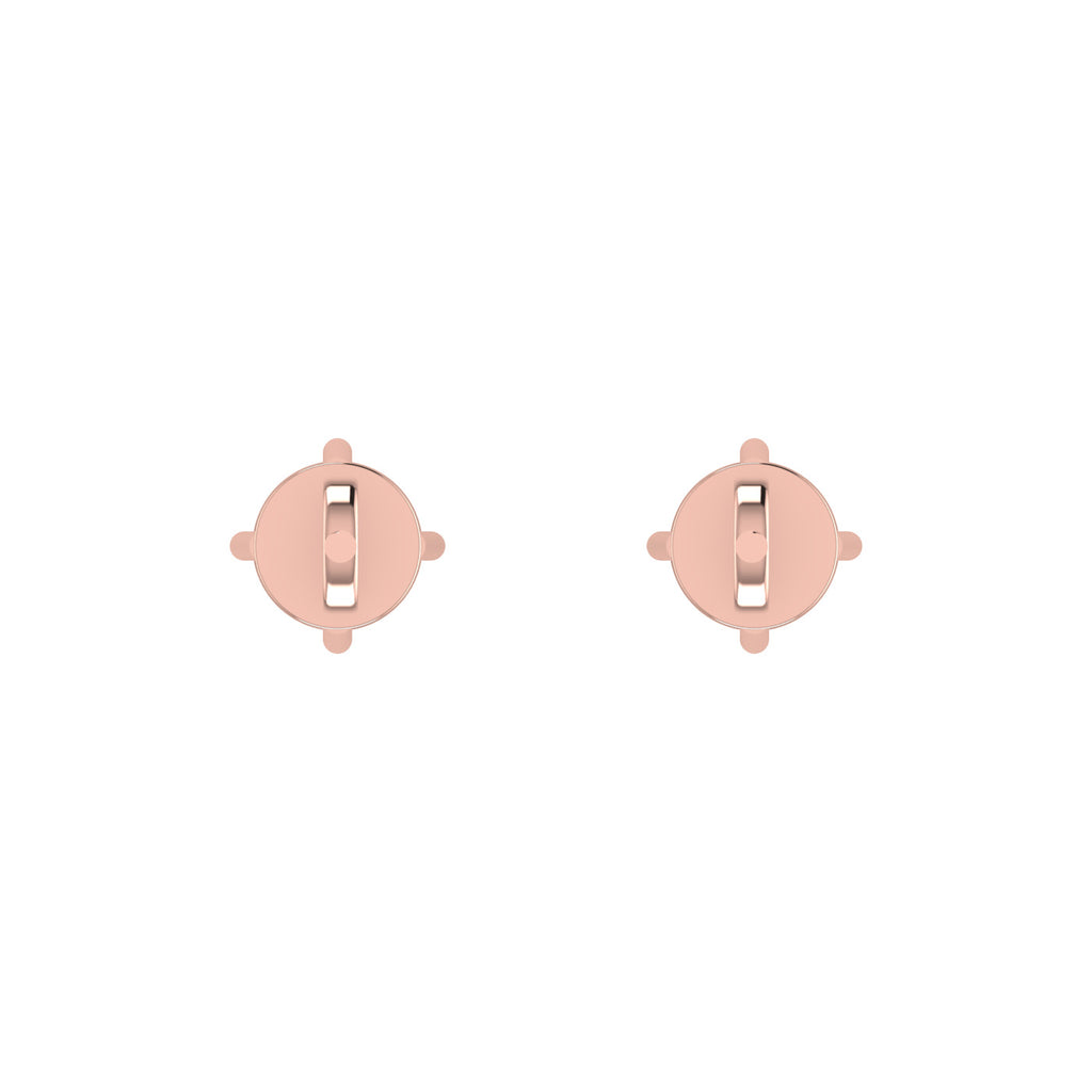 Petal Solitaire Studs