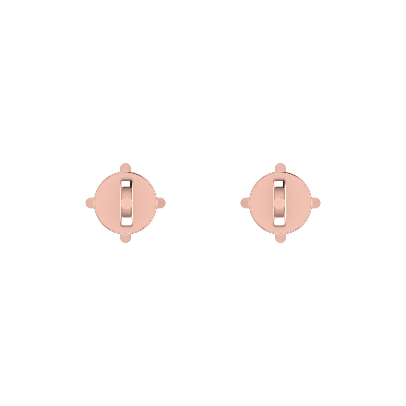 Petal Solitaire Studs