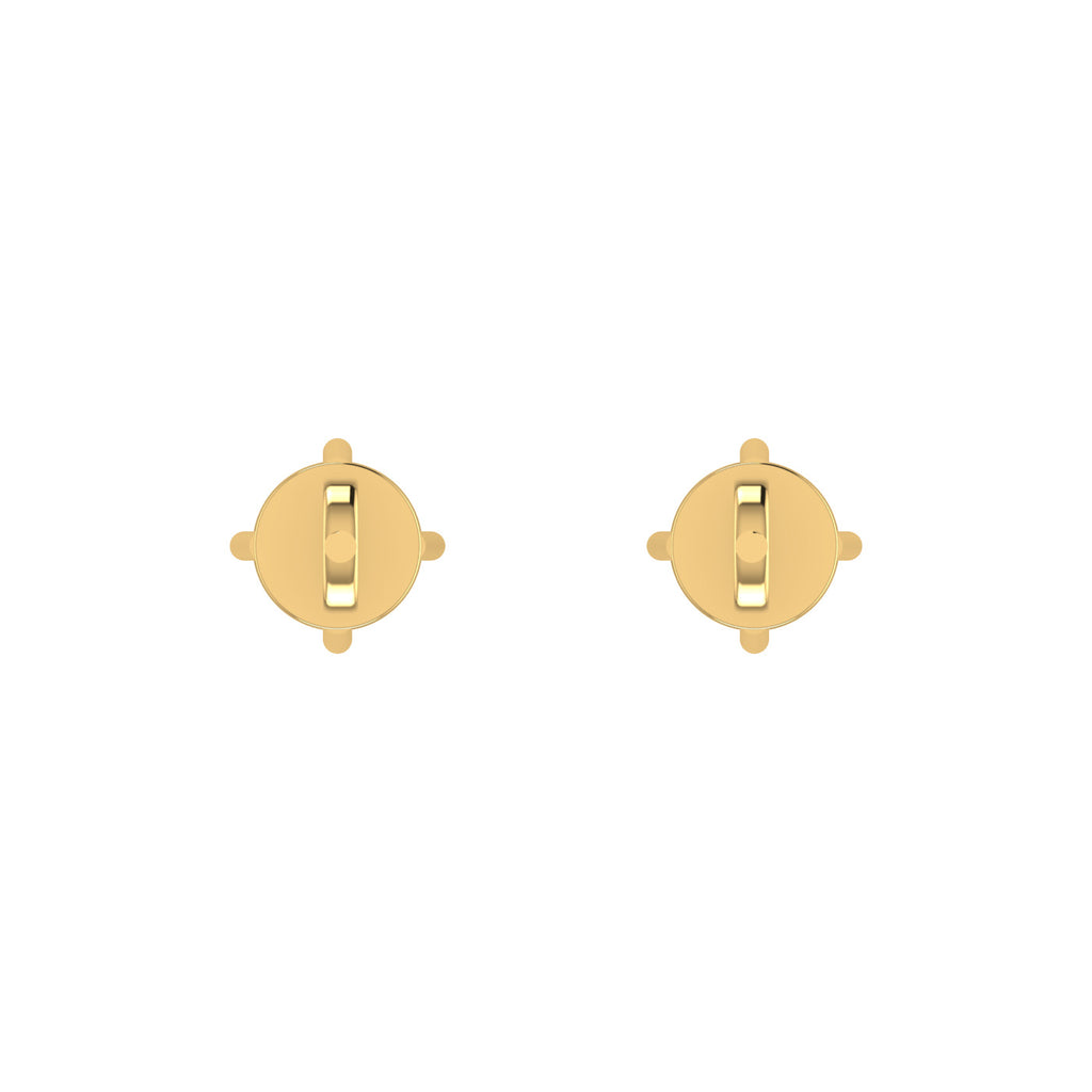 Petal Solitaire Studs