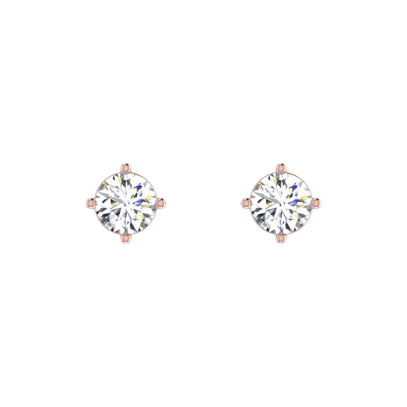 Prism Solitaire Studs