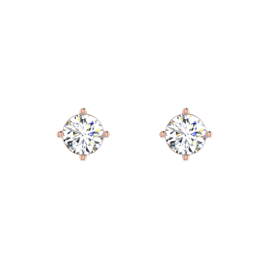 Petal Solitaire Studs